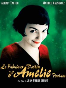 Französisches Poster von Die fabelhafte Welt der Amélie. Portrait von Amélie Poulain.