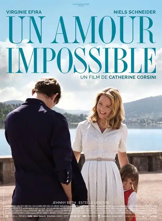 Bildbeschreibung: Französisches Filmplakat un amour impossible
