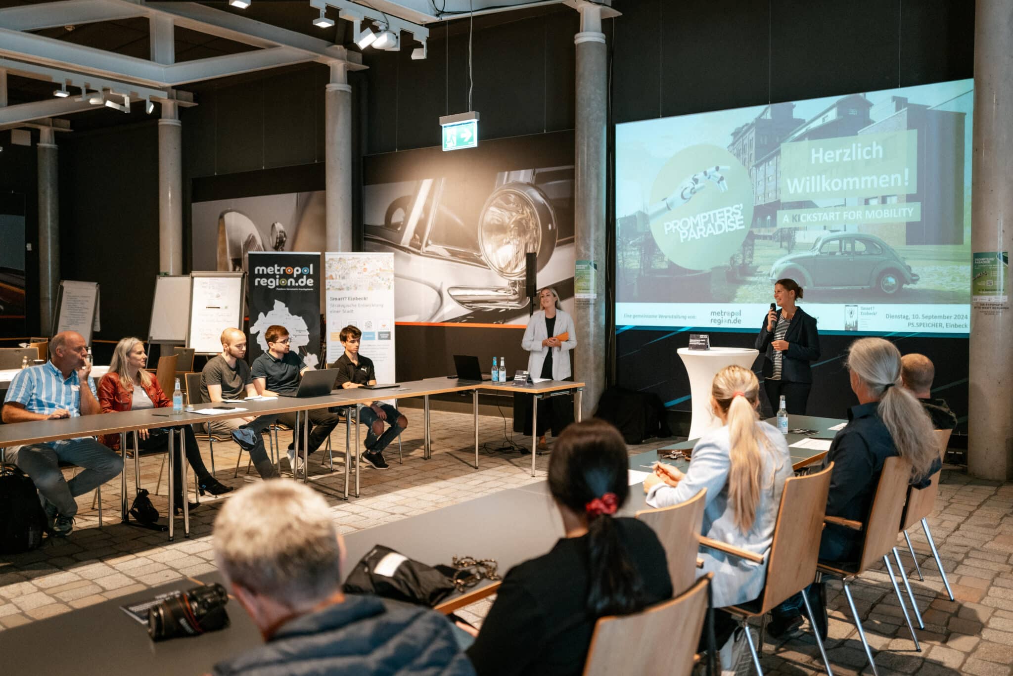 Ministerin Wiebke Osigus übernahm die Schirmherrschaft für den Promptathon und das Grußwort (Foto: Spieker Fotografie)