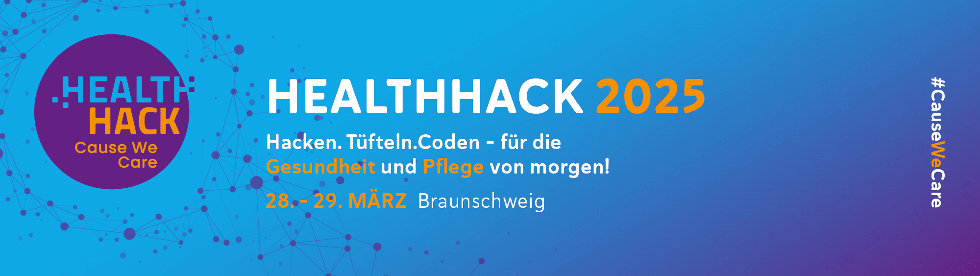 HealthHack header webseite 2025