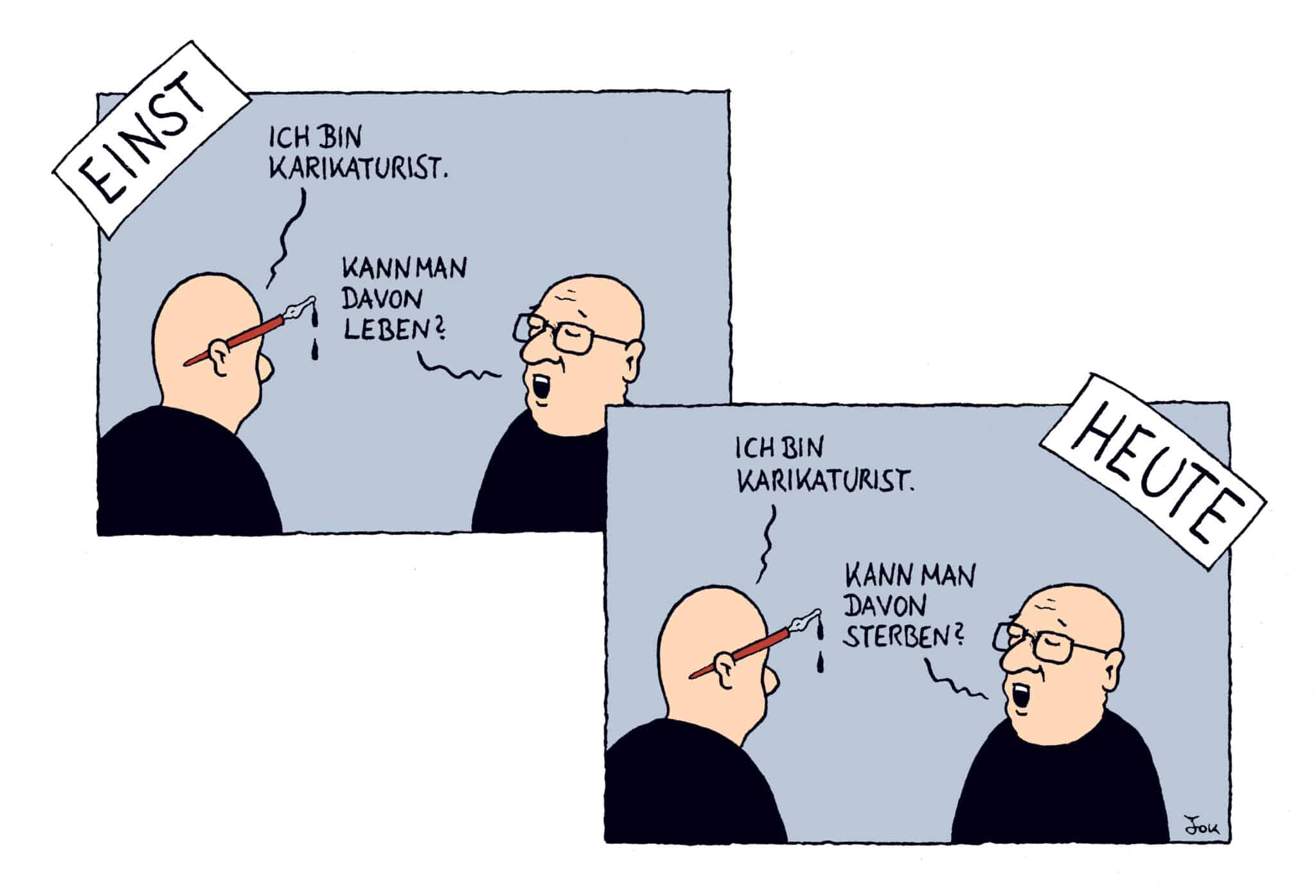 jokesch daniel karikaturisten einst und heute