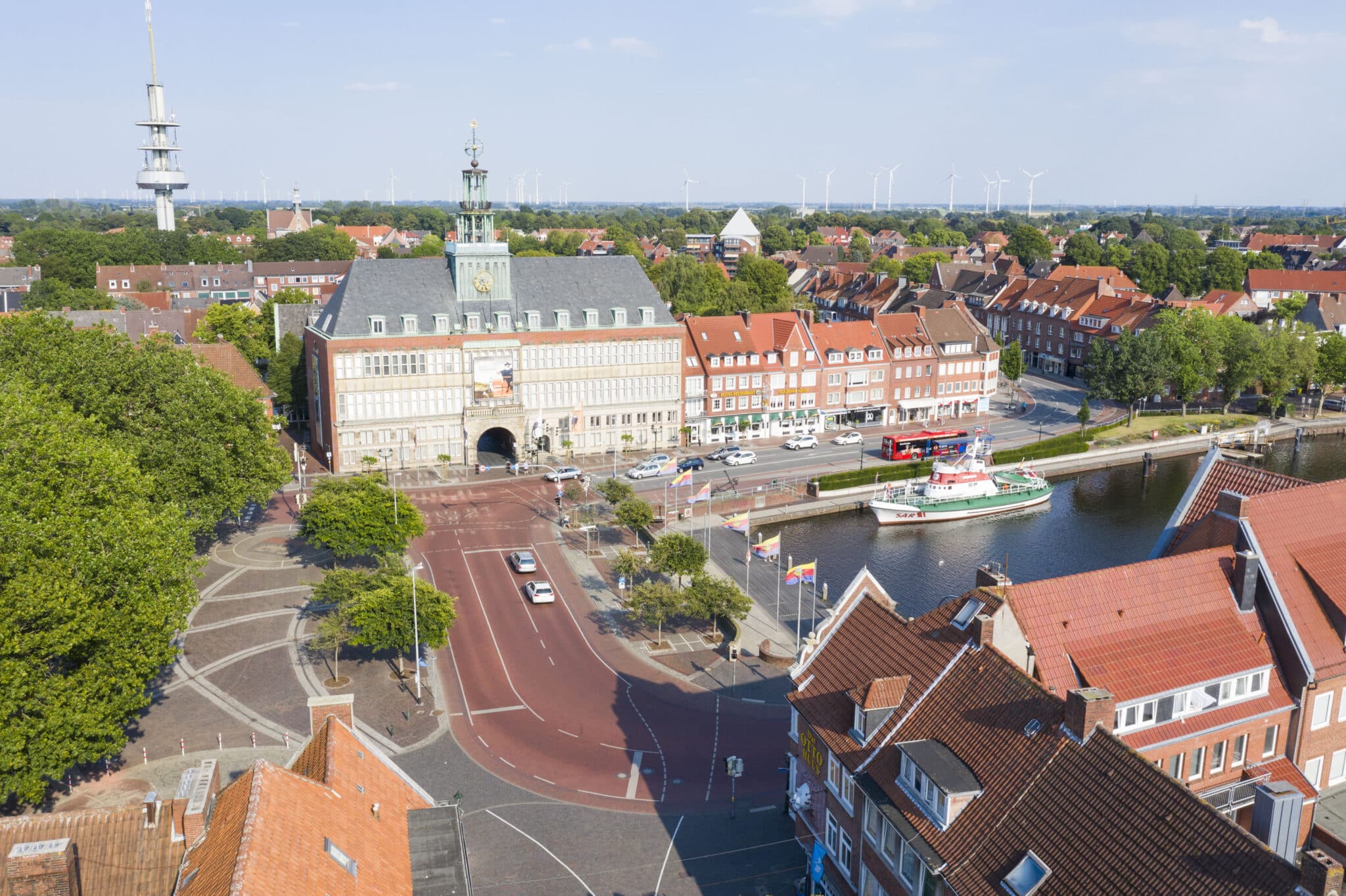 Rathaus Ratsdelft Stadtgarten Emden (Foto: Tobias Bruns)