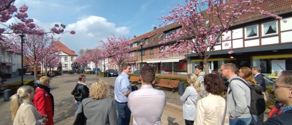Netzwerktreffen Lebendige Innenstädte in Pattensen zum Thema Wochenmärkte (Foto: Merret Hoffmann)