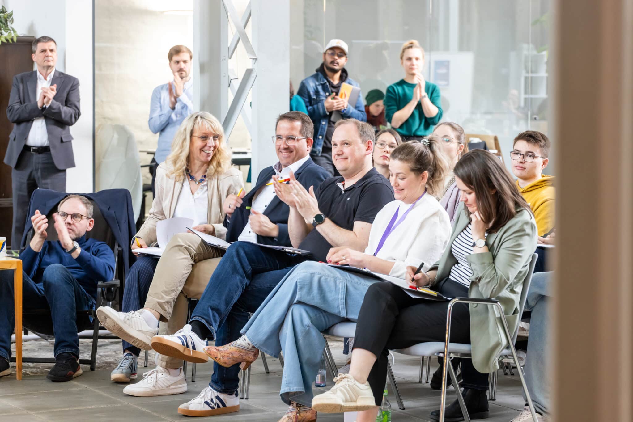 Pitch-Time vor der Jury (Foto: Philipp Ziebart)