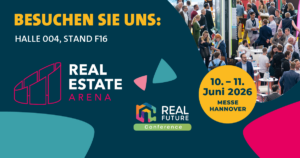 Real Estate Arena Banner 2026 (Bild: Deutsche Messe AG)
