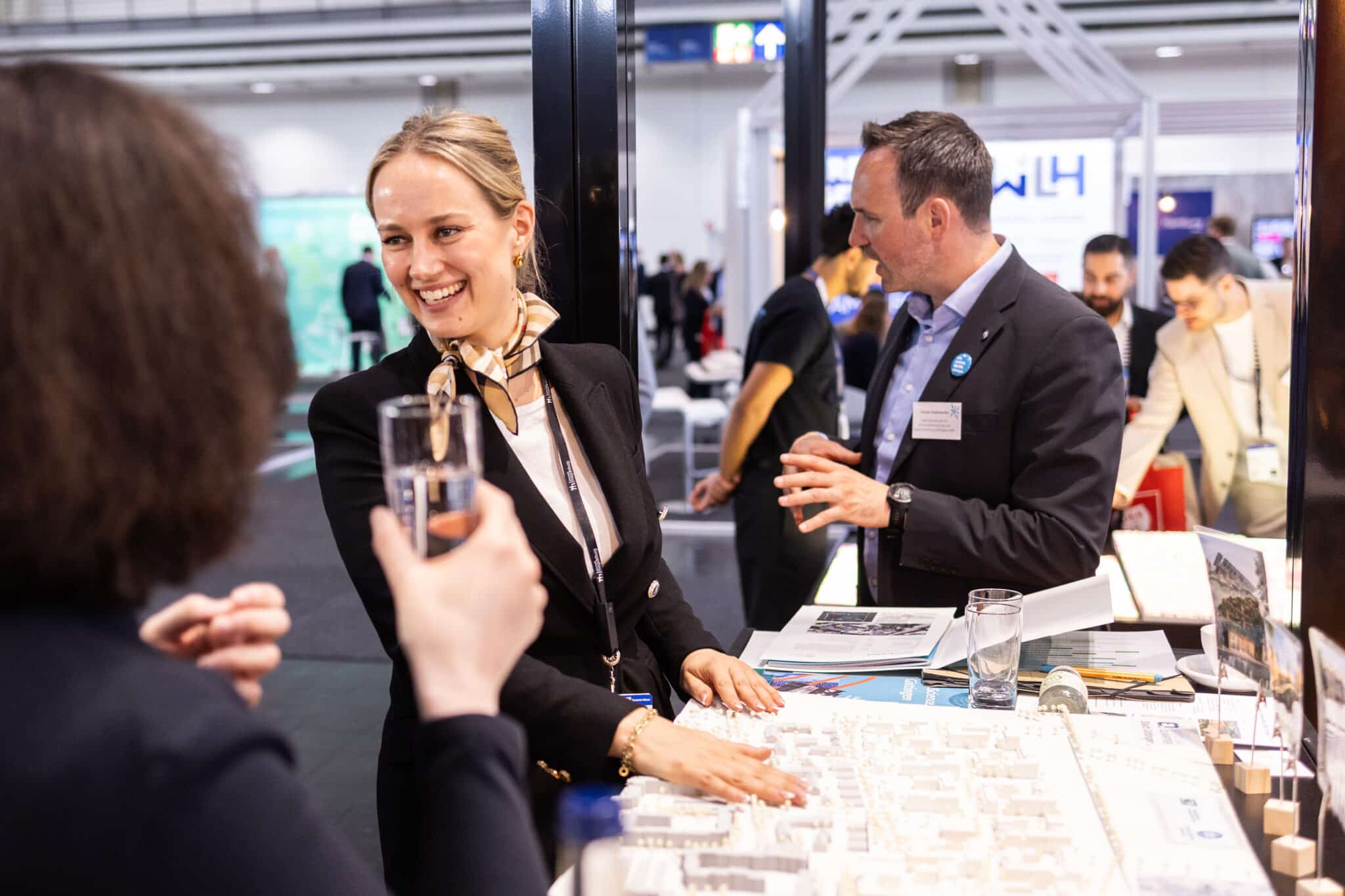 Die Life Science Region Göttingen stellte das Europaquartier bei der REA 26 vor (Foto: Franz Bischof)