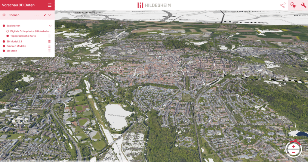 3D-Bild von Hildesheim (Bild: Stadt Hildesheim)